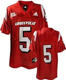 Louisville Cardinals Youth -No. 5- Replica Football Jersey