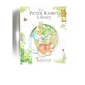 Peter Rabbit Library 10 book box set: Tale of the Flopsy Bunnies, Jemima Puddle-Duck, Tom Kitten, Mr Jeremy Fisher, Mrs. Tiggy-Winkle, Two Bad Mice, Benjamin Bunny, Tailor of Gloucester, Squirrel Nutkin, Peter Rabbit