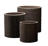 UPC 731161037832 product image for Keter 3-Piece Woven Planter Set | upcitemdb.com