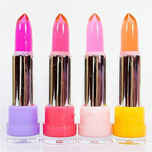 KeyZone 1x Womens Lucency Moisturizing Gloss Change Colors Jelly Moisture Lipstick Random Color