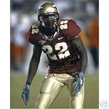 Pat Watkins Autographed Florida State FSU Seminoles (Garnet Jersey) 8x10 Photo