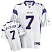 Reebok Minnesota Vikings Tarvaris Jackson Replica White Jersey-Size: Extra Large