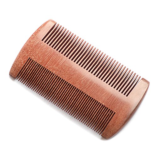 Eqlef® red sandalwood no static handmade comb, pocket …