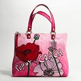 Coach Poppy Flower Tote 16340 (SV/Multi)