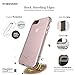 iPhone 7 Case, (Clear Rose Gold) Dual-Layer Inspire SaharaCase Protective Kit Bundle with [ZeroDamage Tempered Glass Screen Protector] Slim Fit [ Shockproof Bumper] Rugged Protection