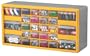 Akro-Mils 10726 26-Drawer Plastic Parts Storage Hardware and Craft Cabinet, 20-Inch by 10-1/4-Inch by 6-3/8-Inch, Yellow/Grey