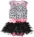 Baby Glam Baby Girls' Skirted Creeper Dress with Attached 5 Layer Skirt
