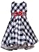 New Black White Buffalo Checked Sun Dress with Red Waistband ~ Pageant Boutique 7 to 16 Girls