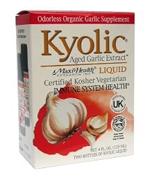 Maxi Health Liquid Kyolic, Twin Pack, 2-Ounce bottles