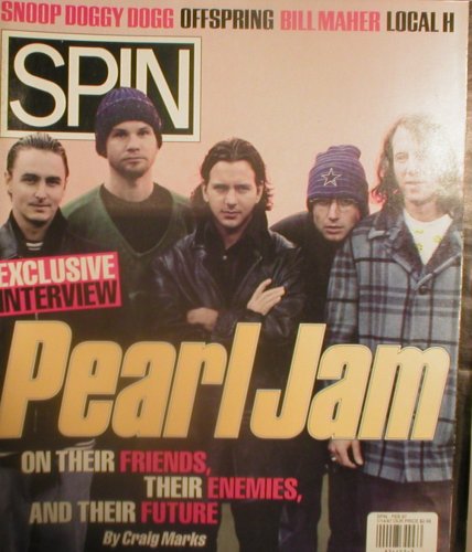 Spin Magazine February 1997 Pearl Jam (Single Back Issue)