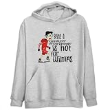 Being A Computer Programmer Is Not For Wimps Occupations Mens Hoodie (Heather Gray, Sizes X-Small - XXX-Large)