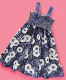 Bonnie Jean Little Girl Smocked Bow Dress