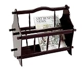 Ore International Cherry Magazine Shelves