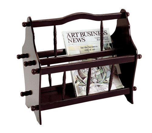 Ore International Cherry Magazine Shelves