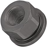 TE-CO Flanged Hex Nut, 12L14 Steel With Black Oxide Finish, UNC 1/2-13 Thread Size (Pack of 5)