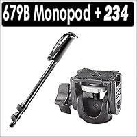 Bogen-Manfrotto Three Section Black Monopod with 3232 Swivel Tilt Head. Bogen-Manfrotto Three Section Black Monopod with 3232 Swivel Tilt Head.