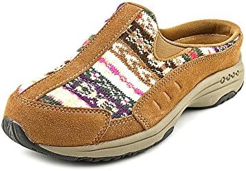 Easy Spirit Women's Travel Time 49 Slip-On - Light Brown-Brown-Multi-Suede