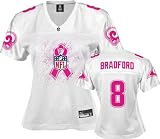 Reebok St. Louis Rams Sam Bradford 2011 Breast Cancer Awareness Fashion Jersey Large