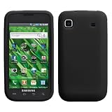 Mybat Brand Premium Silicone Skin Case for Samsung Vibrant T959 - Black