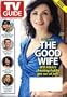 TV Guide February 8 2010 Julianna Margulies/The Good Wife on Cover, Brian Van Holt/Cougar Town, Jimmie Johnson/NASCAR, Lindsey Vonn/Olympic Skier, Tim Kang/The Mentalist, Lisa Edelstein/House, Survivor: Heroes vs Villians