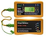 Save A Battery 3125 12-Volt Battery Charger Maintainer and Tester Alarm Combo Pack