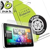 Spare Products (6 Pack) of HTC Flyer Screen Protectors (CLEAR)