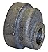 Anvil International 0300154408 Cast Iron Eccentric Reducer Coupling, 2" x 1 1/2", Black