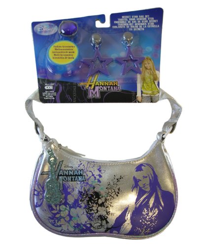 Disney Hannah Montana Purse Bag w/ Bonus Earrings and Ring Set