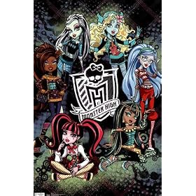 (22x34) Monster High Art Poster Print: Home &amp; Garden
