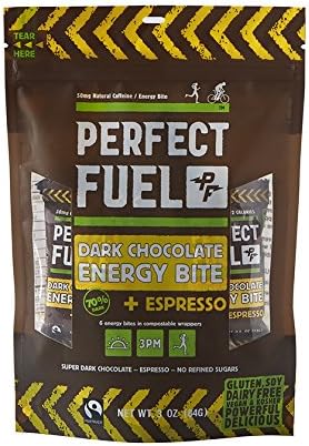 Perfect Fuel Organic & Gluten Free Dark Chocolate Energy Bites Variety Pack (3 Pouches, 18 Count)