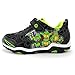 TMNT Ninja Turtles Boys Black Lighted Sneakers Shoes