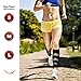 #1 Graduated Compression Calf Sleeves Guard Socks (1 Pair), Relief Prevent Shin Splints, Calf Strain, Boost Circulation, Faster Recovery Leg Sleeves Support or Men and Women, Protection for Running, Walking, Cycling, Crossfit, Basketball, Training, Maternity, Travel, Guaranteed