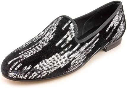 Ramon Tenza Taylor Flat Loafers - Glitter Pewter, 6 M