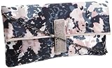 Bourne Alice Clutch Bag Fawn Print H09104, Sac &agrave; main femme - Multicolore-TR-B3-112