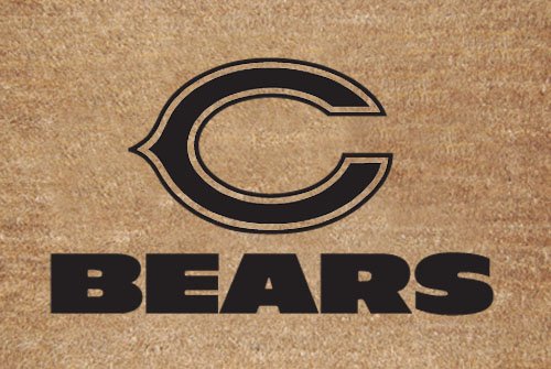 Chicago Bears Flocked Door Mat