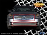 2007 2008 Nissan Altima SES 304 Stainless Chrome Mesh Upper And Lower Grille Grill
