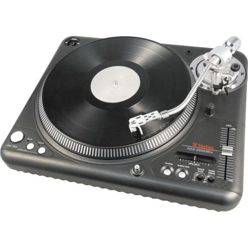 Vestax PDX-3000mix Professional Direct Drive DJ Turntable with S Shaped Tone Arm (Black) On Sale