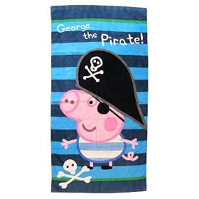 Character World Peppa George Pirate Towel