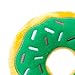 ZippyPaws Donutz - No Stuffing Dog Toys to Keep Them Busy, for Small and Medium Dogs, Squeaky Pet Toy for Boredom, Unstuffed Chew Toy, Soft Plush Puppy Products, Funny Food Toy - Mint Chip Donut