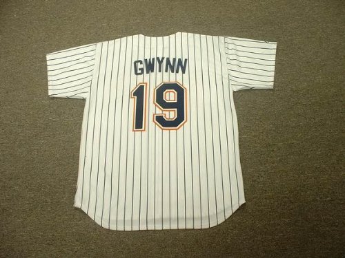 TONY GWYNN San Diego Padres 1997 Majestic Cooperstown Throwback Home Baseball Jersey, XL