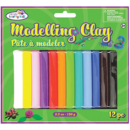 Modeling Clay 150 Grams/Pkg-12 Colors
