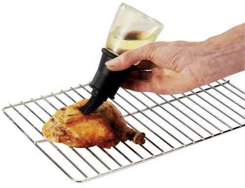 Faringdon Collection Barbecue Silicone Baster with Glass Jar