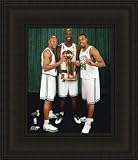 Kevin Garnett, Paul Pierce and Ray Allen Boston Celtics - 2008 NBA Champions - Framed 8x10 Photograph