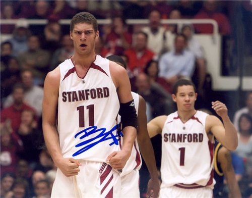 Brook Lopez Autographed/Hand Signed Basketball 8x10 Photo