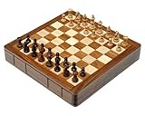 Review Deverell Games  / Sheesham & Boxwood 10 inch Sliding draw chess set