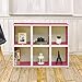 Way Basics Cube Plus Cubby Organizer (Tool-Free Assembly and Uniquely Crafted from Sustainable Non Toxic zBoard Paperboard), Pink