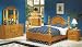 4pc Queen Size Bedroom Set Ponderosa Pine Finish
