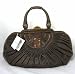 Dior Handbags (Brown) Leather Plisse Small Frame Bag LGM442003