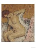 After the Bath Art Giclee Poster Print by Edgar Degas, 9x12