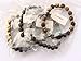 JY Jewelry Unisex Black Lava Energy Stone Beads with Gold Buddha Bracelets